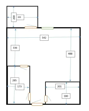 Prodaja, garsonjera, 35m², Velji Vinogradi, Budva - Plan prostora - image 11