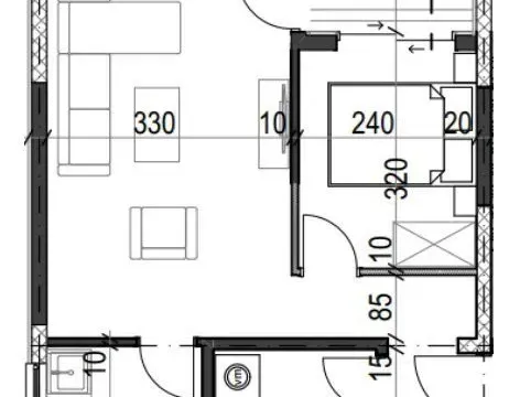 Prodaja, jednosoban stan, 41m², Radanovići, Kotor - image 3