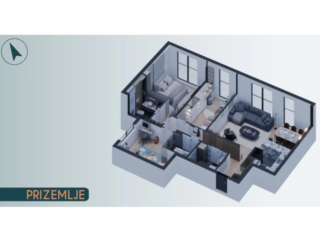 Sale, four bedroom apartment, 103m², Altina, Beograd