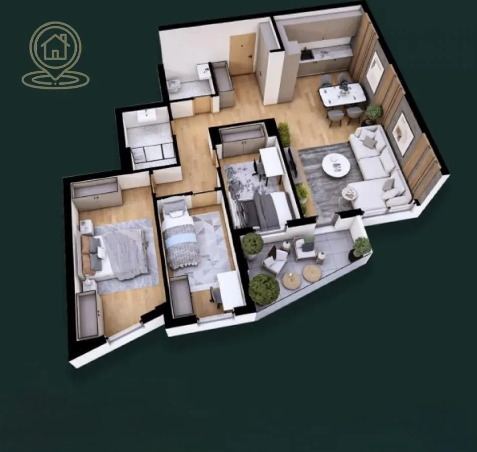 Prodaja, trosoban stan, 78m², Petrovaradin, Novi Sad