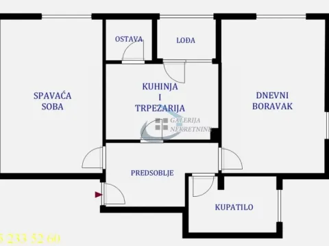 Sale, two bedroom apartment, 56m², Čukarica, Beograd - image 5