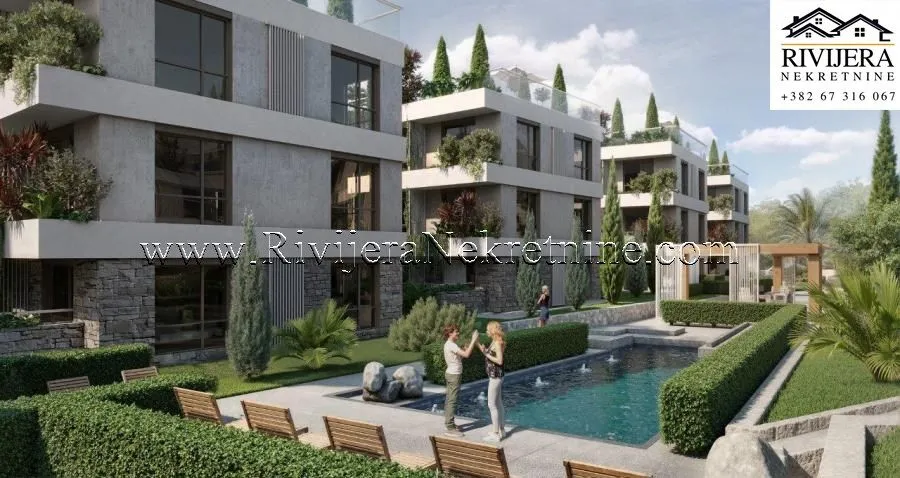 Prodaja, jednosoban stan, 57m², Tivat, Crna Gora