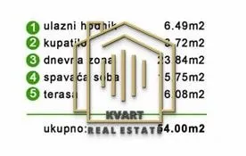 Prodaja, jednosoban stan, 52m², Zagorič, Podgorica - image 7