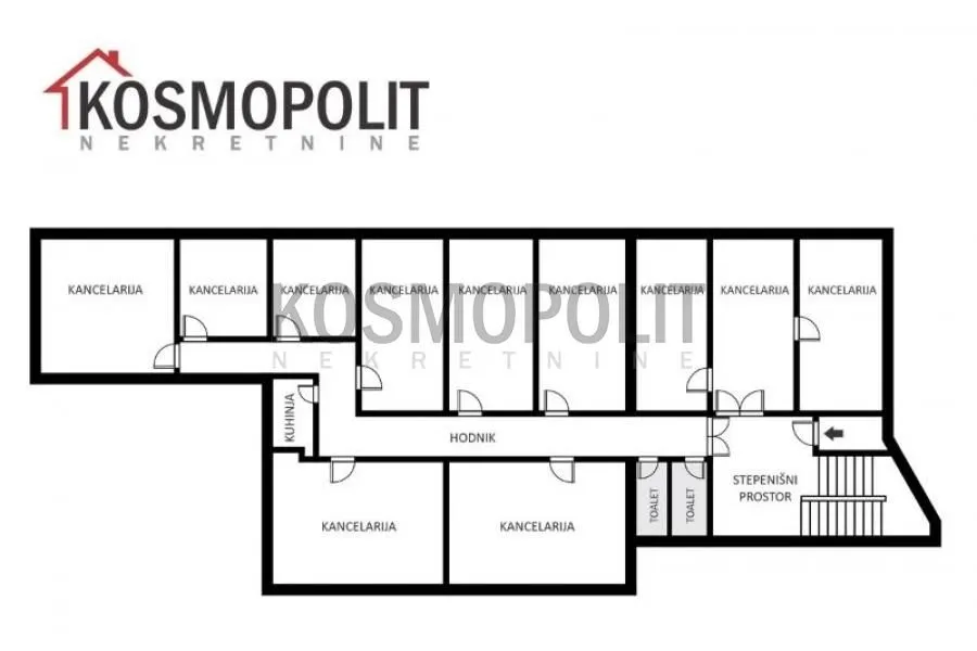 Sale, office space, 230m², Stari Grad, Beograd