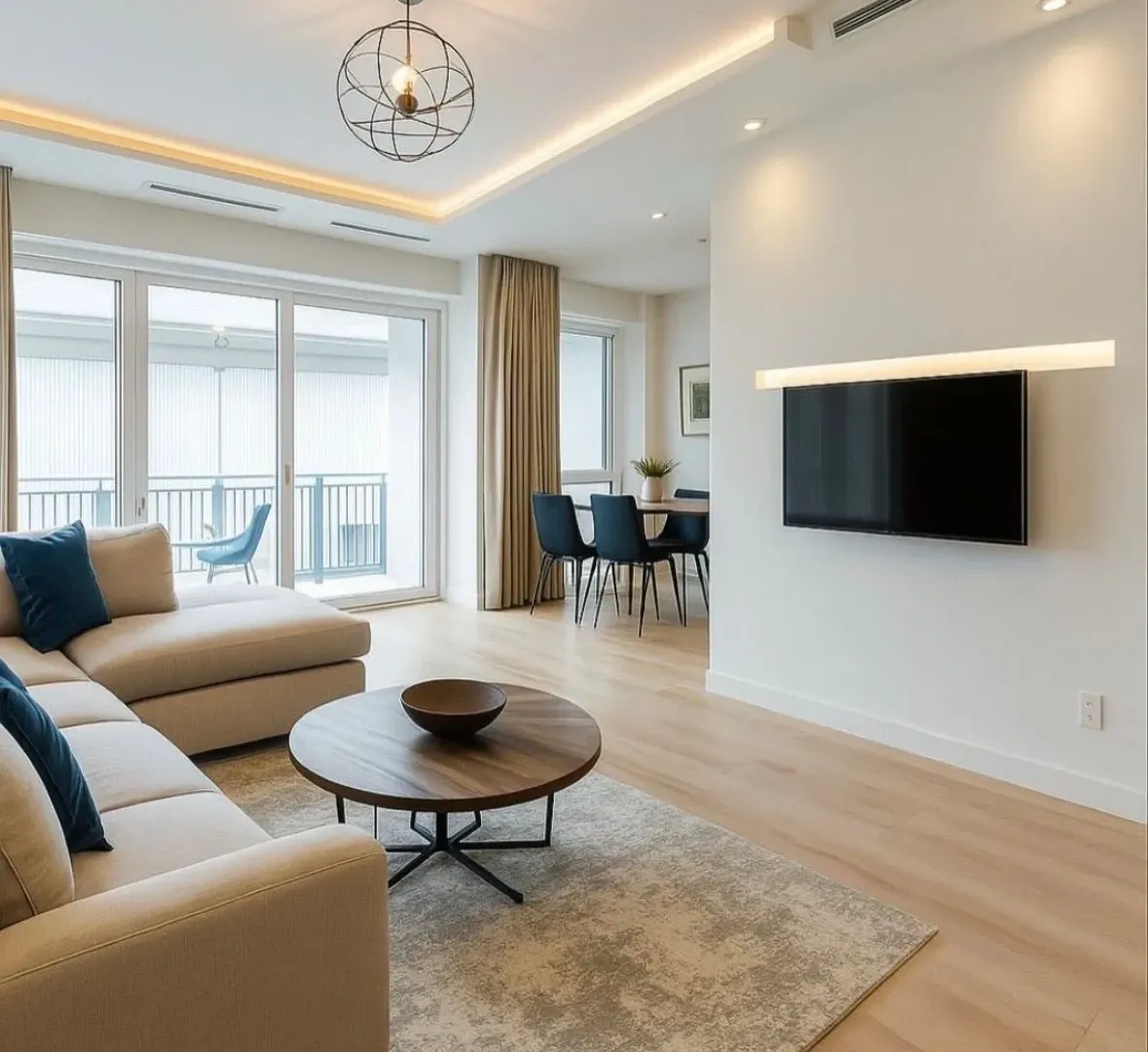 Izdavanje, dvosoban stan, 60m², Centar, Tivat