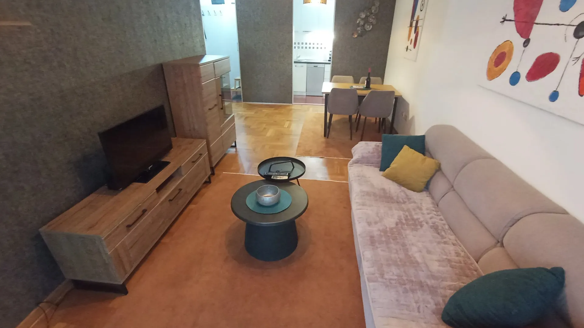 Rent, one bedroom apartment, 48m², Preko Morače, Podgorica
