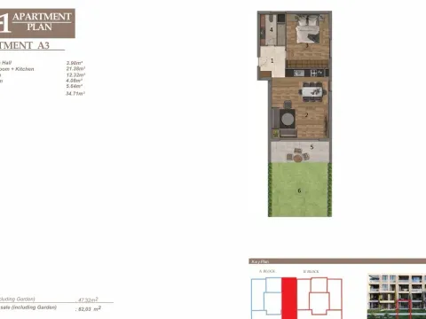 Prodaja, jednosoban stan, 47m², Baošići, Herceg Novi - image 2