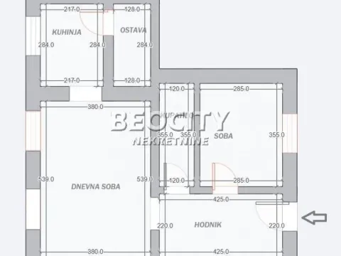 Sale, two bedroom apartment, 58m², Autokomanda, Voždovac Sve Podlokacije - image 19
