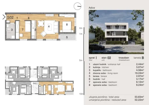 Prodaja, jednosoban stan, 53m², Adice, Novi Sad Sve Podlokacije - image 6
