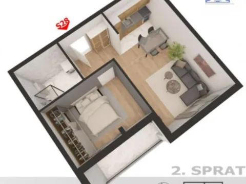 Prodaja, jednosoban stan, 46m2, Sremska Kamenica, Petrovaradin, Novi Sad Prodaja, jednosoban stan, 46m2, Sremska Kamenica, Petrovaradin, Novi Sad