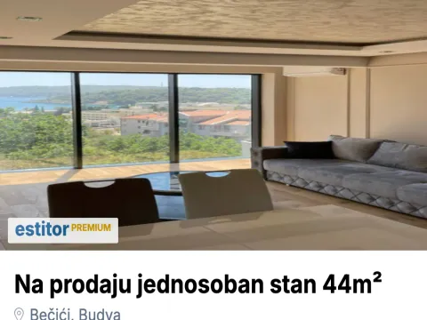 Sale, one bedroom apartment, 44m², Bečići, Budva - image 1