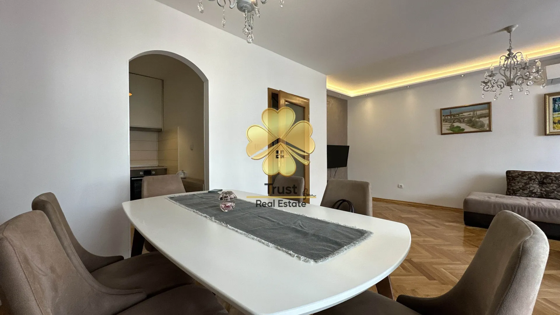 Rent, three bedroom apartment, 126m², City Kej, Podgorica