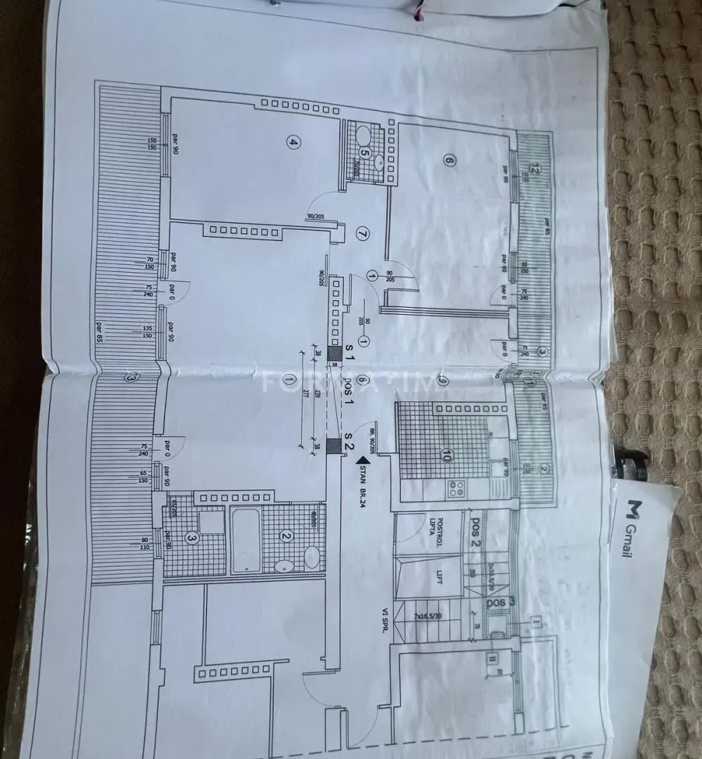 Sale, three bedroom apartment, 120m², Vračar Sve Podlokacije, Beograd