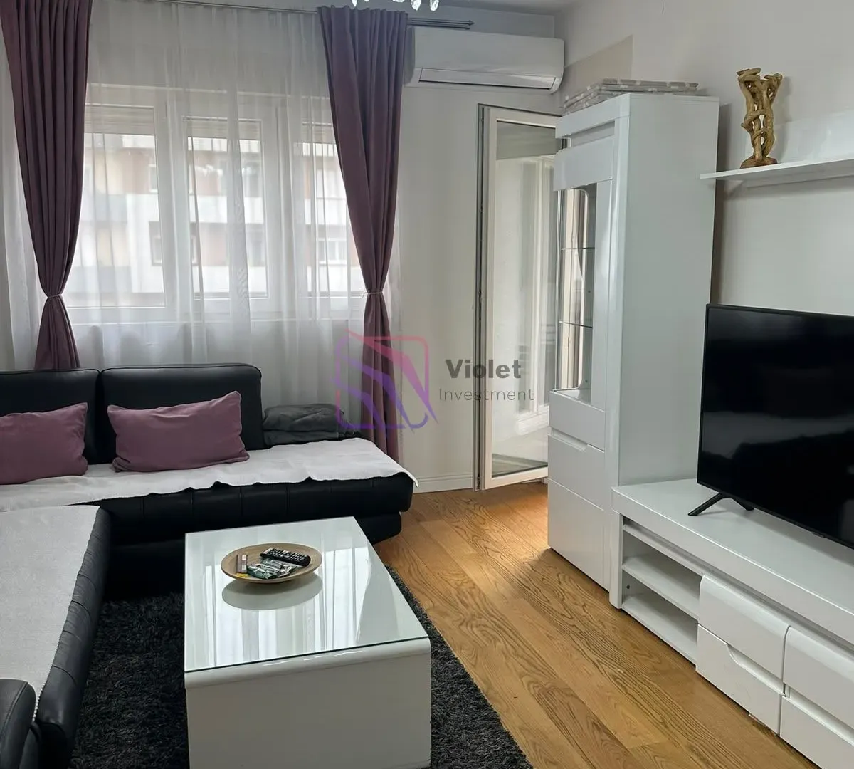 Rent, one bedroom apartment, 48m², Central Point, Podgorica