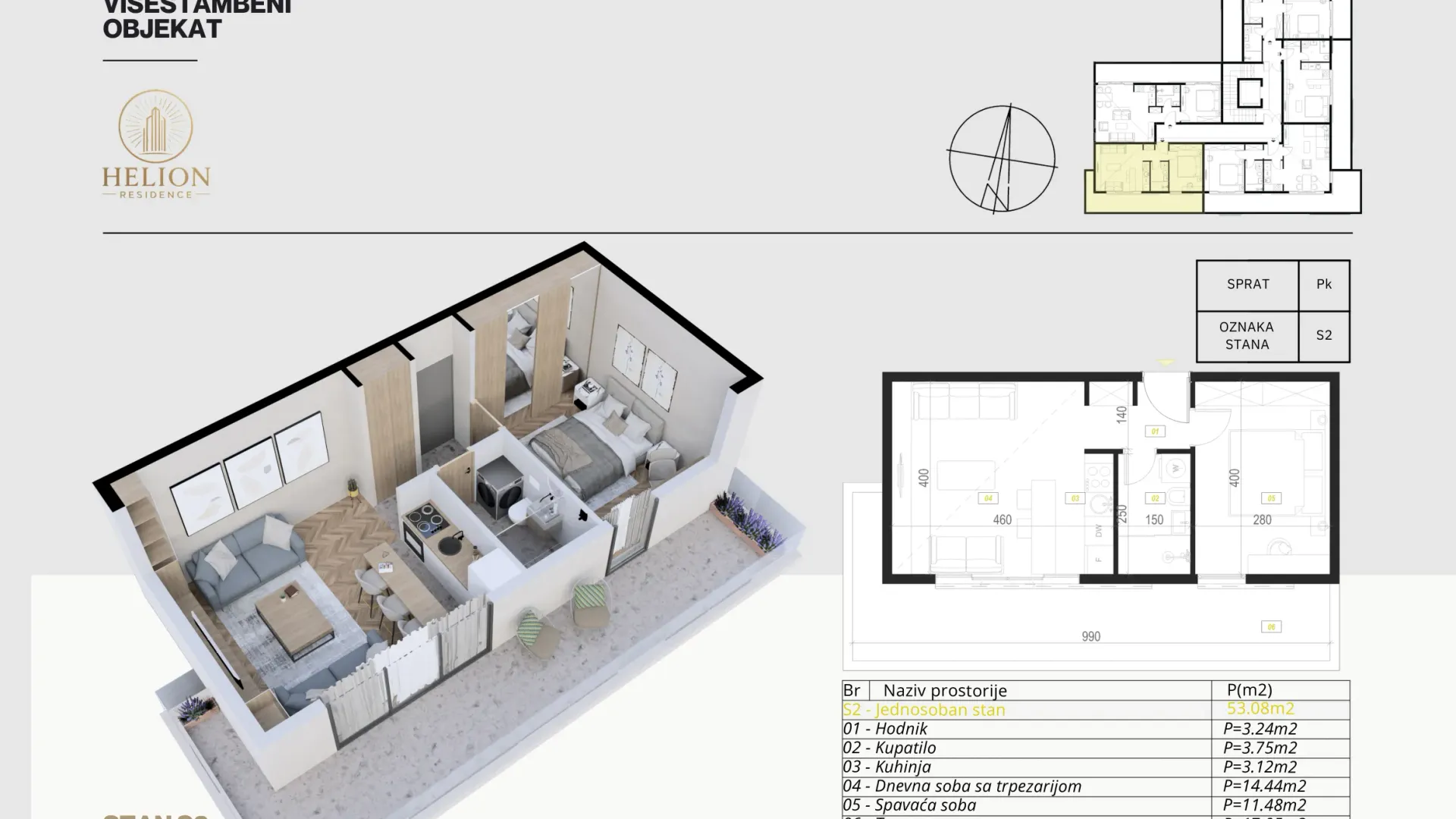 Prodaja, stan, 311m², Podkošljun, Budva