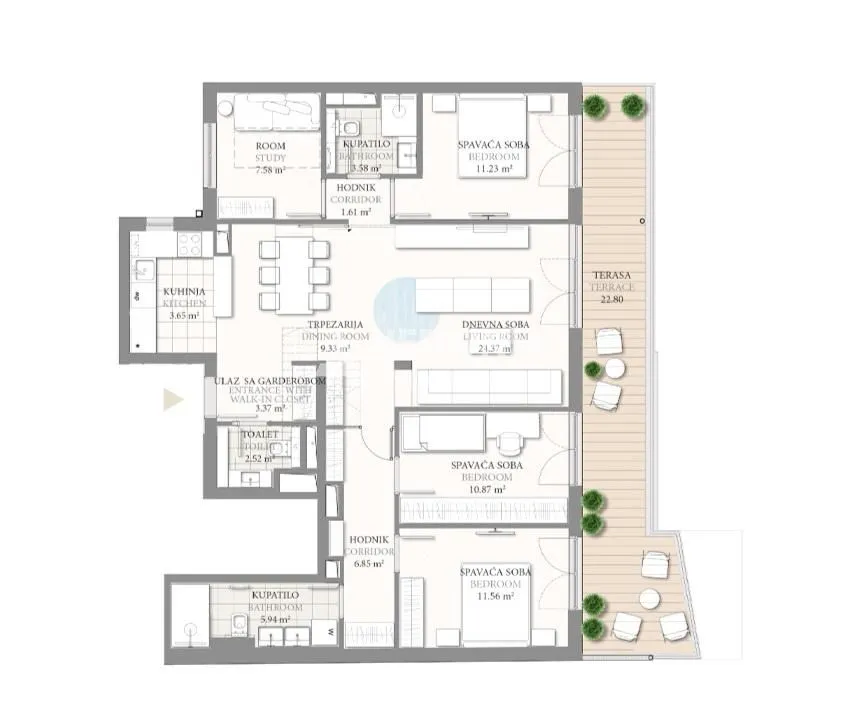 Prodaja, četvorosoban stan, 125m², Autokomanda, Voždovac Sve Podlokacije