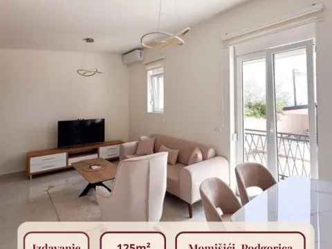 Izdavanje, dvosoban stan, 125m², Momišići, Podgorica - image 1