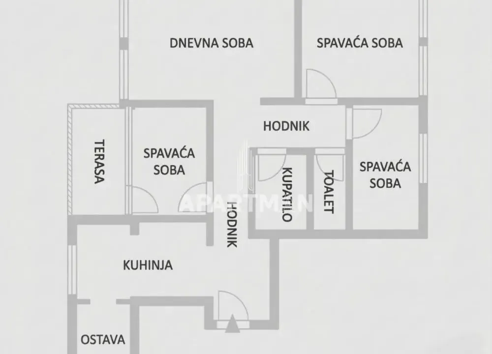 Sale, three bedroom apartment, 73m², Novi Beograd Sve Podlokacije, Beograd