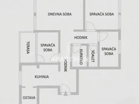 Sale, three bedroom apartment, 73m², Novi Beograd Sve Podlokacije, Beograd - image 1