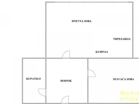 Sale, two bedroom apartment, 46m², Čukarica, Beograd - image 13