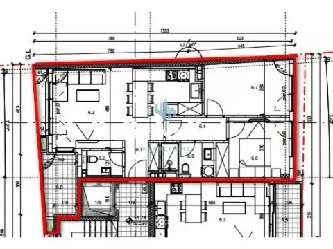 Prodaja, trosoban stan, 68m², Banovo Brdo, Beograd - image 2