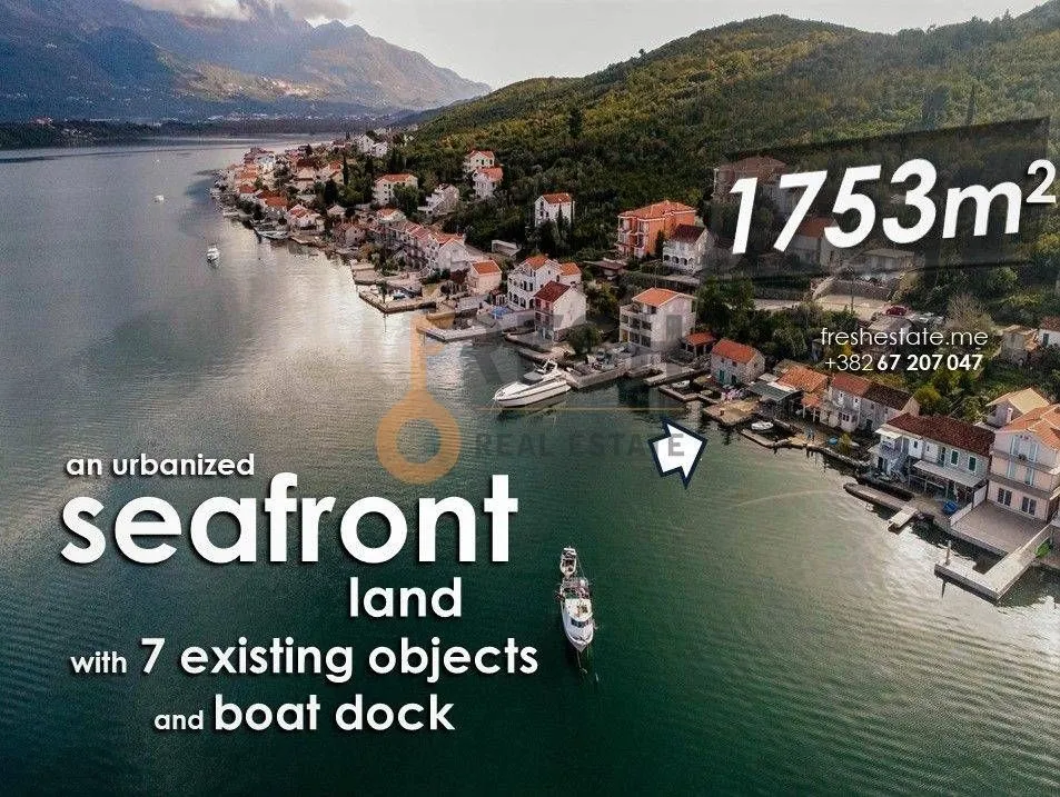 Prodaja, plac, 1753m², Tivat, Crna Gora