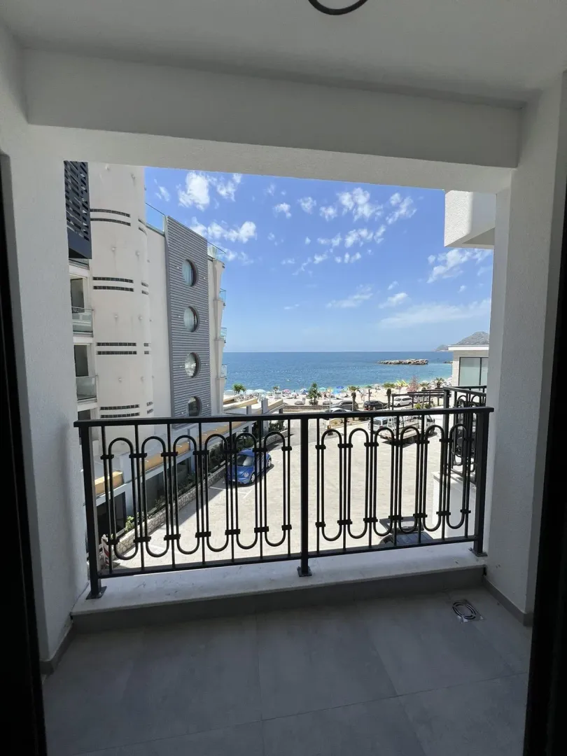 Balcony view of the sea.