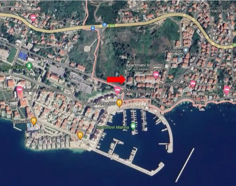 Izdavanje, jednosoban stan, 45m², Đenovići, Herceg Novi