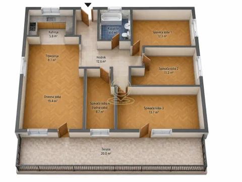 Prodaja, četvorosoban stan, 86m², Vašarište, Kragujevac - image 3