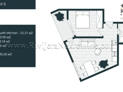 Prodaja, jednosoban stan, 43m², Donja Lastva, Tivat - image 6