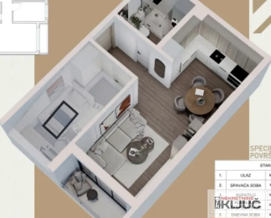 Prodaja, jednosoban stan, 36m², Veternik, Novi Sad Sve Podlokacije