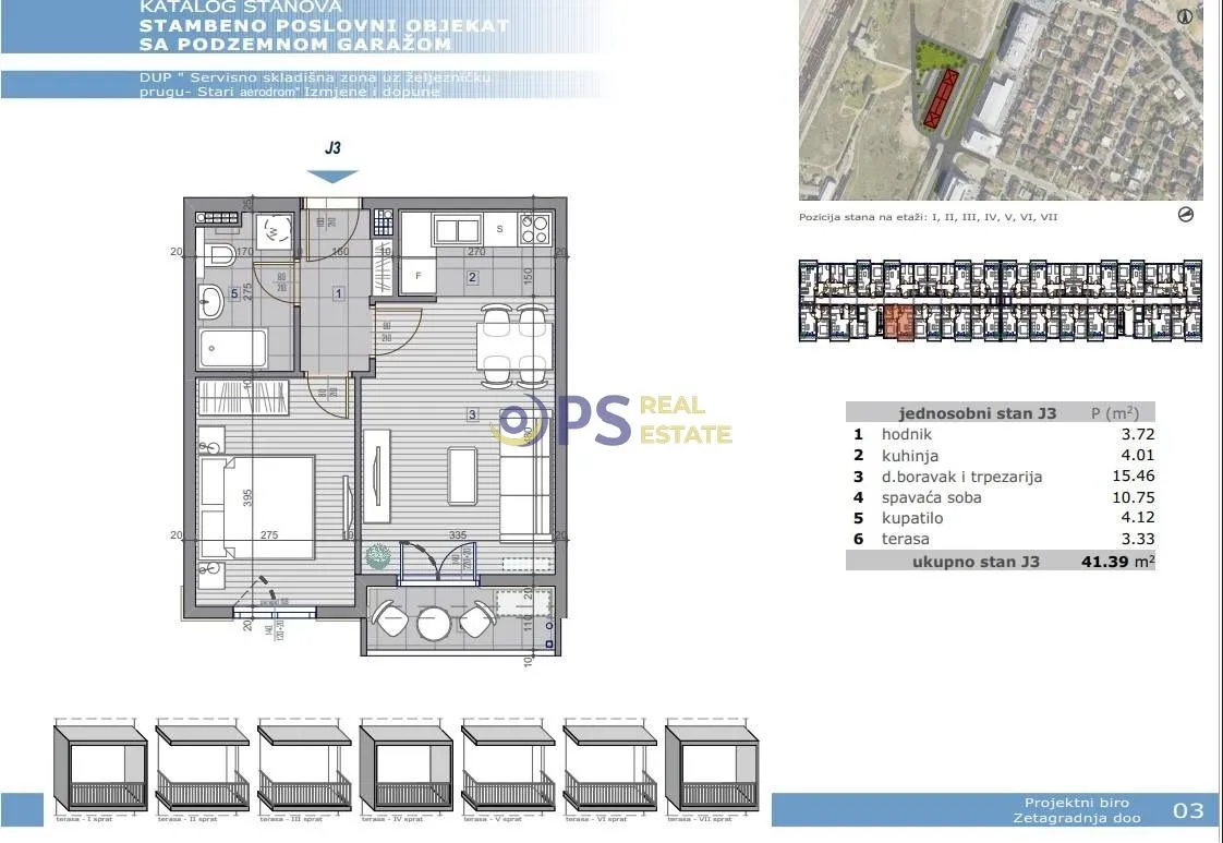 Prodaja, jednosoban stan, 41m², Podgorica, Crna Gora