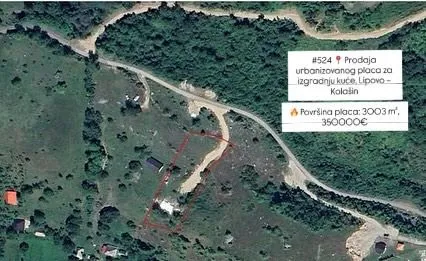 Sale, land lot, 3003m², Lipovska Bistrica, Kolašin