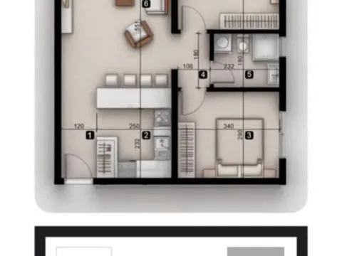 Sale, two bedroom apartment, 64m², Velika Plaža, Ulcinj - image 9