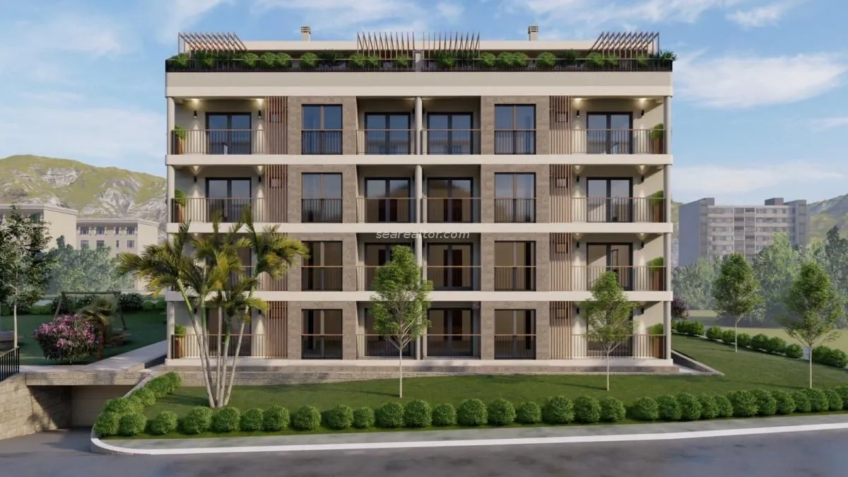 Prodaja, dvosoban stan, 80m², Kalimanj, Tivat