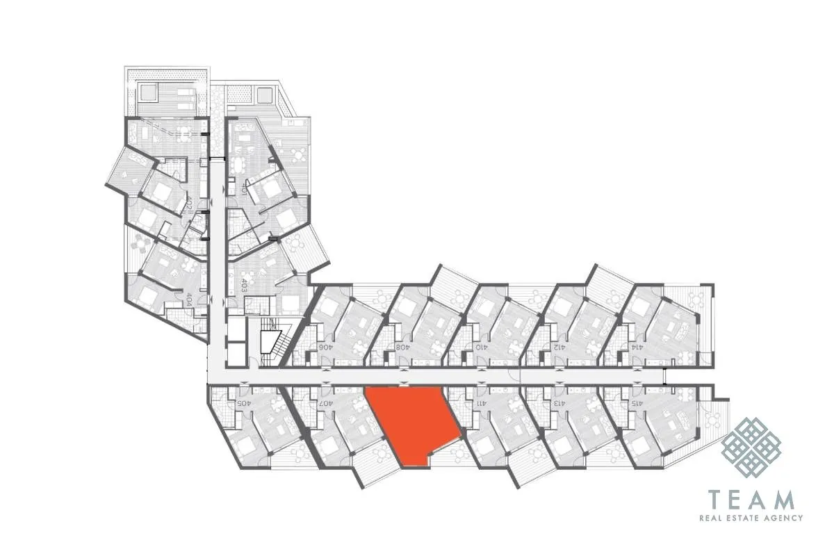 Sale, one bedroom apartment, 54m², Bečići, Budva