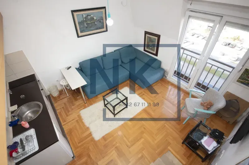 Rent, studio apartment, 27m², Stari Aerodrom, Podgorica