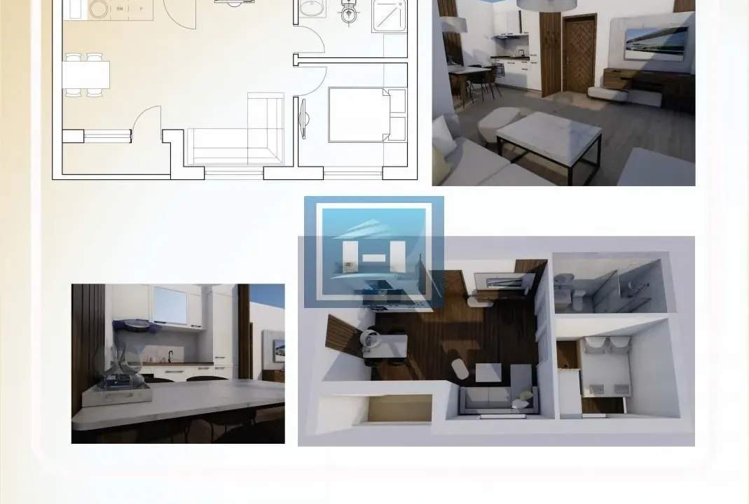 Sale, one bedroom apartment, 35m², Aqua park, Jagodina