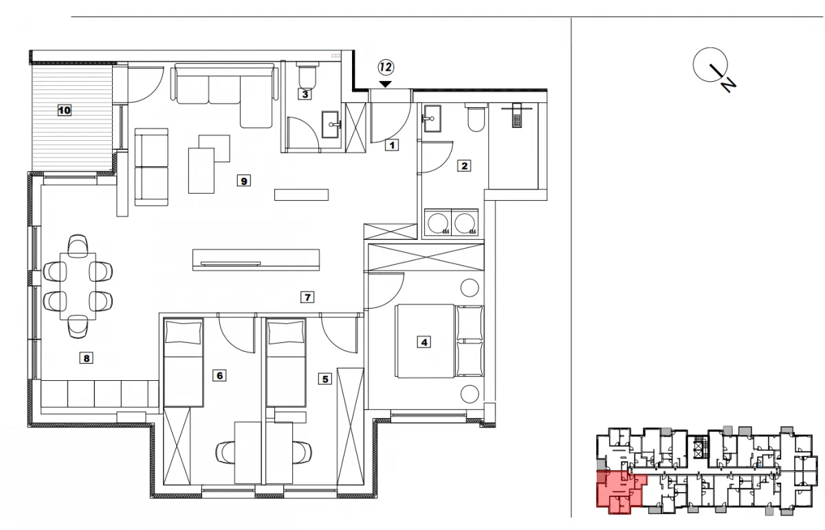 Prodaja, četvorosoban stan, 80m², Nova Pazova, Stara Pazova