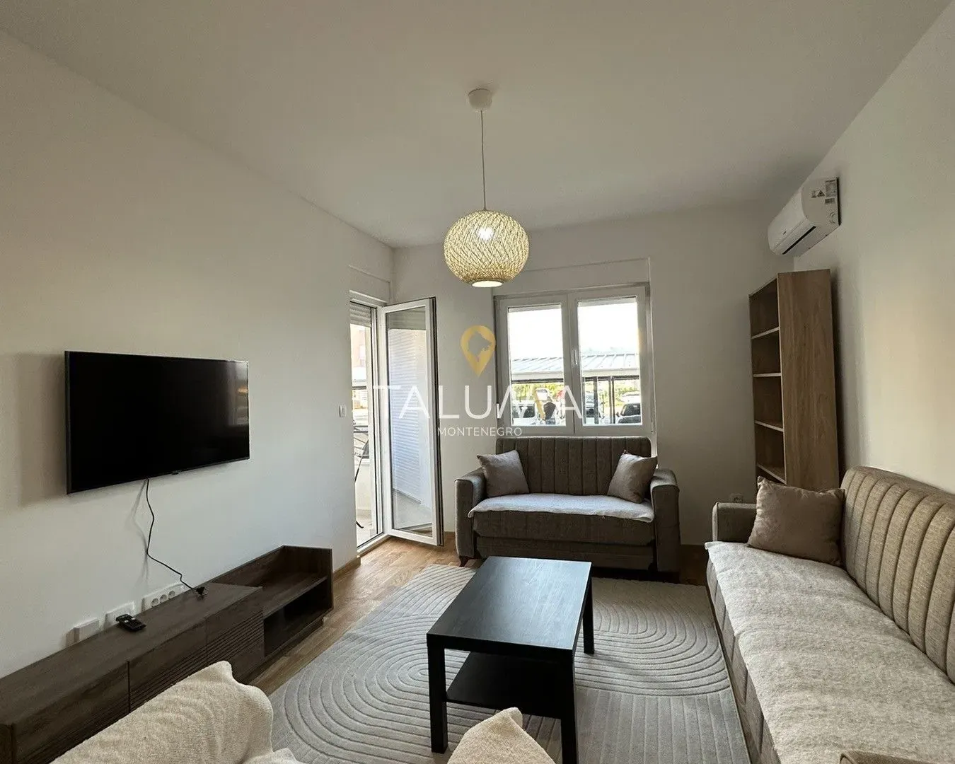 Izdavanje, jednosoban stan, 46m², Zabjelo, Podgorica