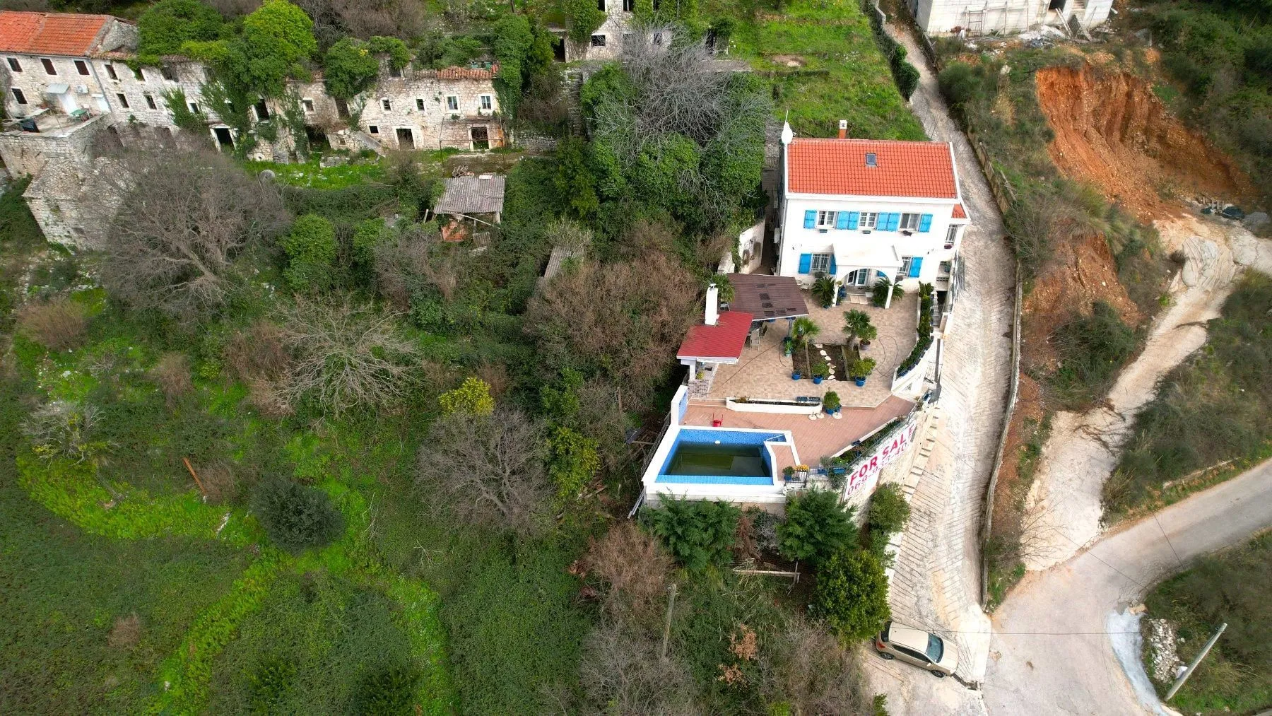 Prodaja, plac, 255m², Donja Lastva, Tivat