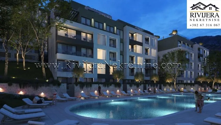 Prodaja, jednosoban stan, 44m², Mrčevac, Tivat