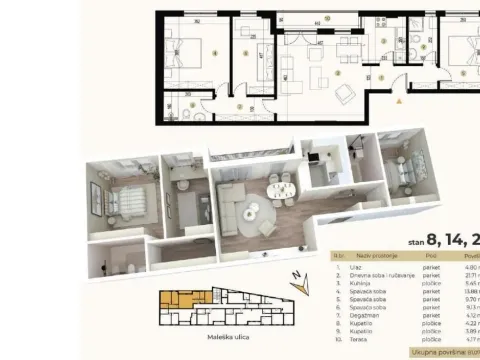 Stan in Savski Venac