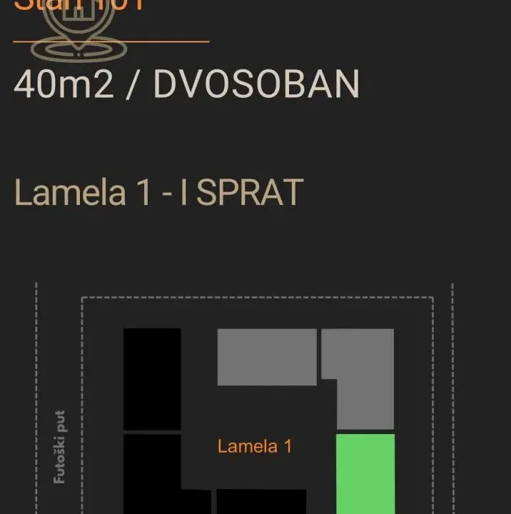Prodaja, dvosoban stan, 40m², Telep, Novi Sad Sve Podlokacije