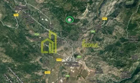 Satelitski snimak lokacije nekretnine sa označenim položajem. - image 2