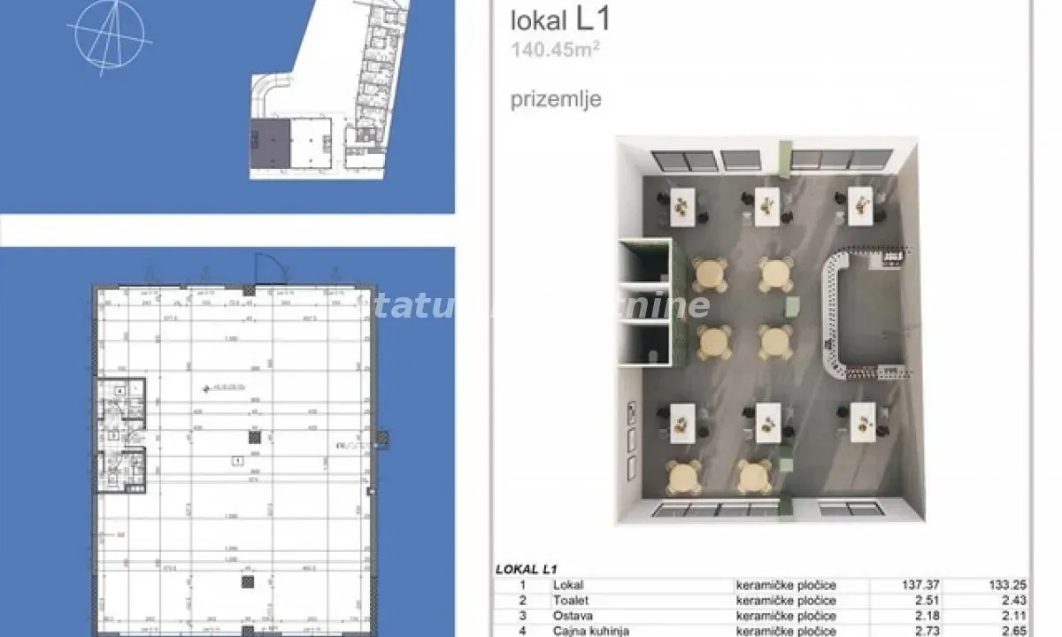 Prodaja, poslovni prostor, 145m², Salajka, Novi Sad Sve Podlokacije
