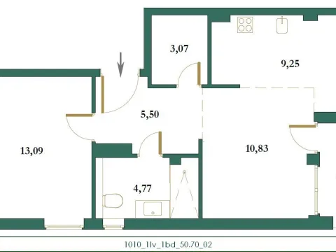 Sale, one bedroom apartment, 46m², Kolašin, Crna Gora - image 14