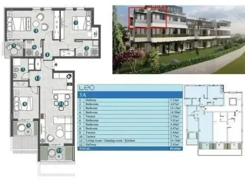 Prodaja, dvosoban stan, 98m², Herceg Novi, Crna Gora - image 18