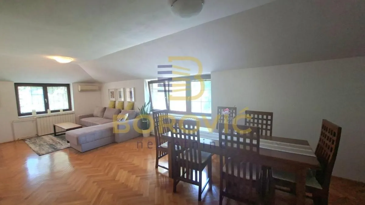 Izdavanje, trosoban stan, 100m², Senjak, Beograd