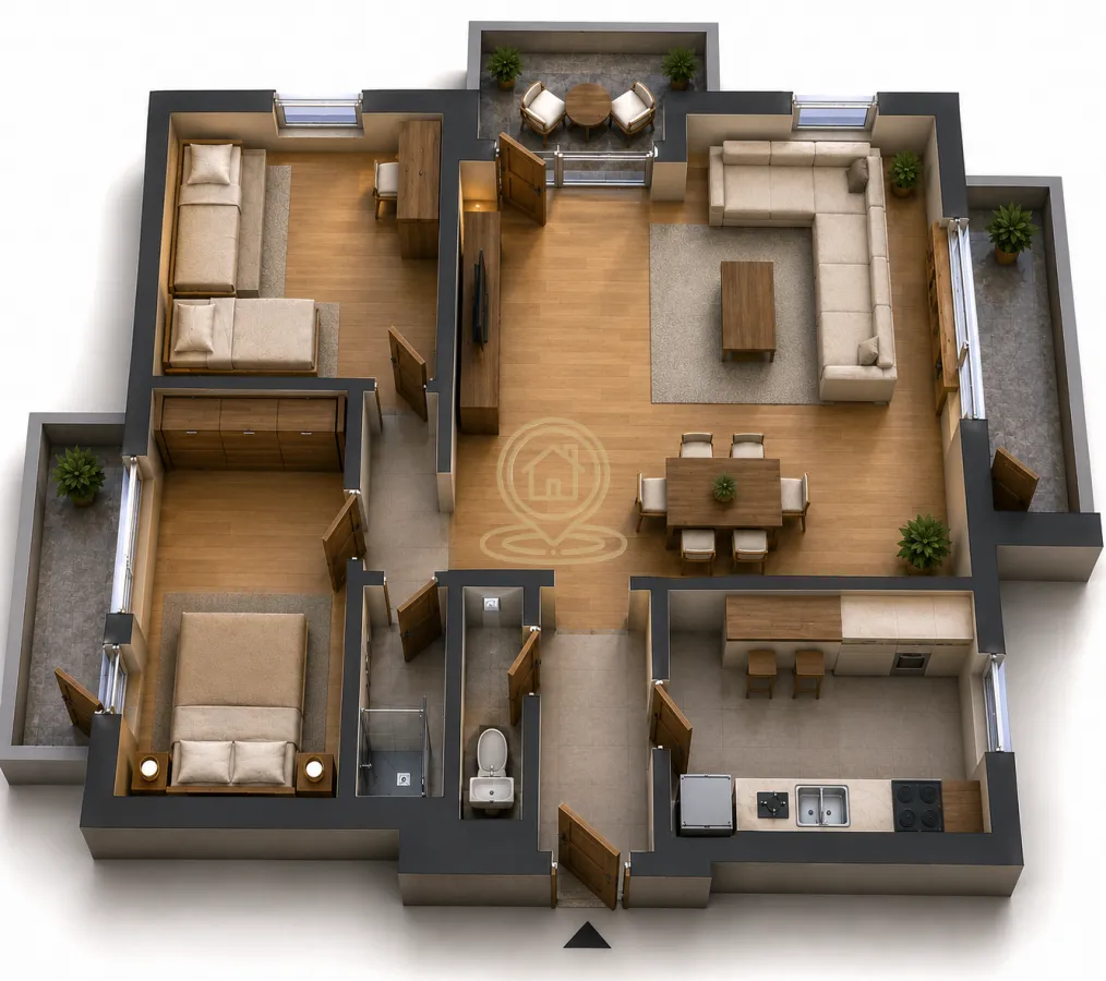 Prodaja, trosoban stan, 79m², Savski Venac, Beograd
